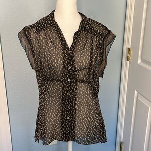 Max Studio 100% Silk Top